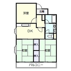 サンシティマンションの物件間取画像